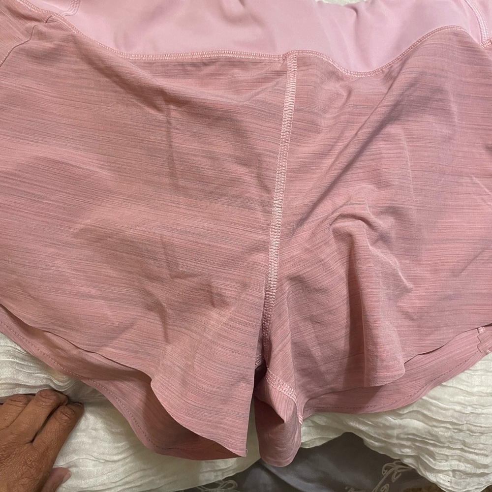 Athleta Soft Pink Begonia Rose Dry- wick Shorts